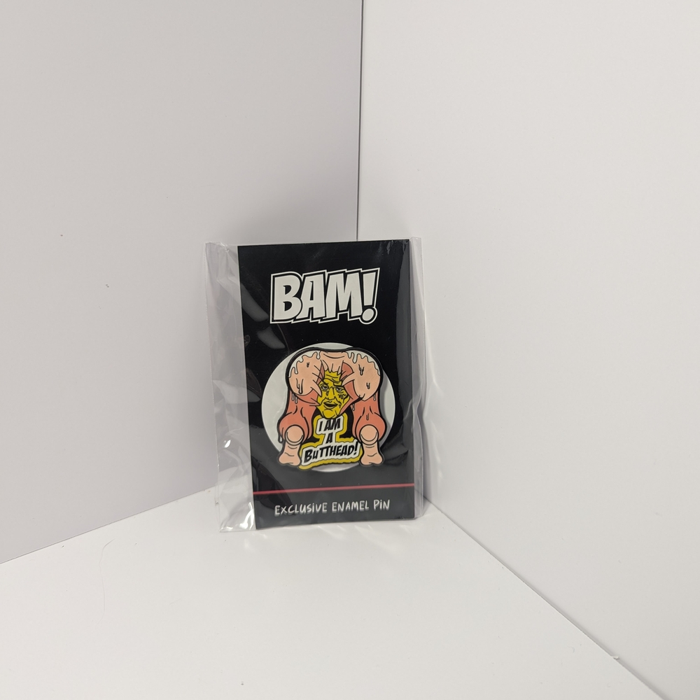 BAM! Enamel Pin - Dad I'm a Butthead